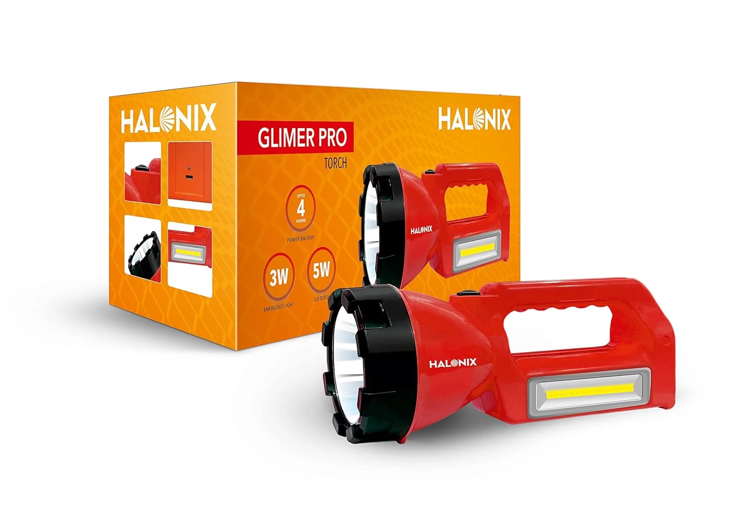 Halonix Add-on Glimer Pro Torch 5w Rc