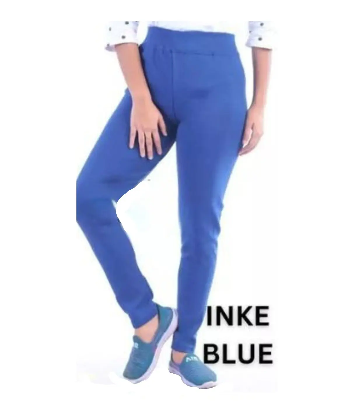 Jegging for women plain ink blue