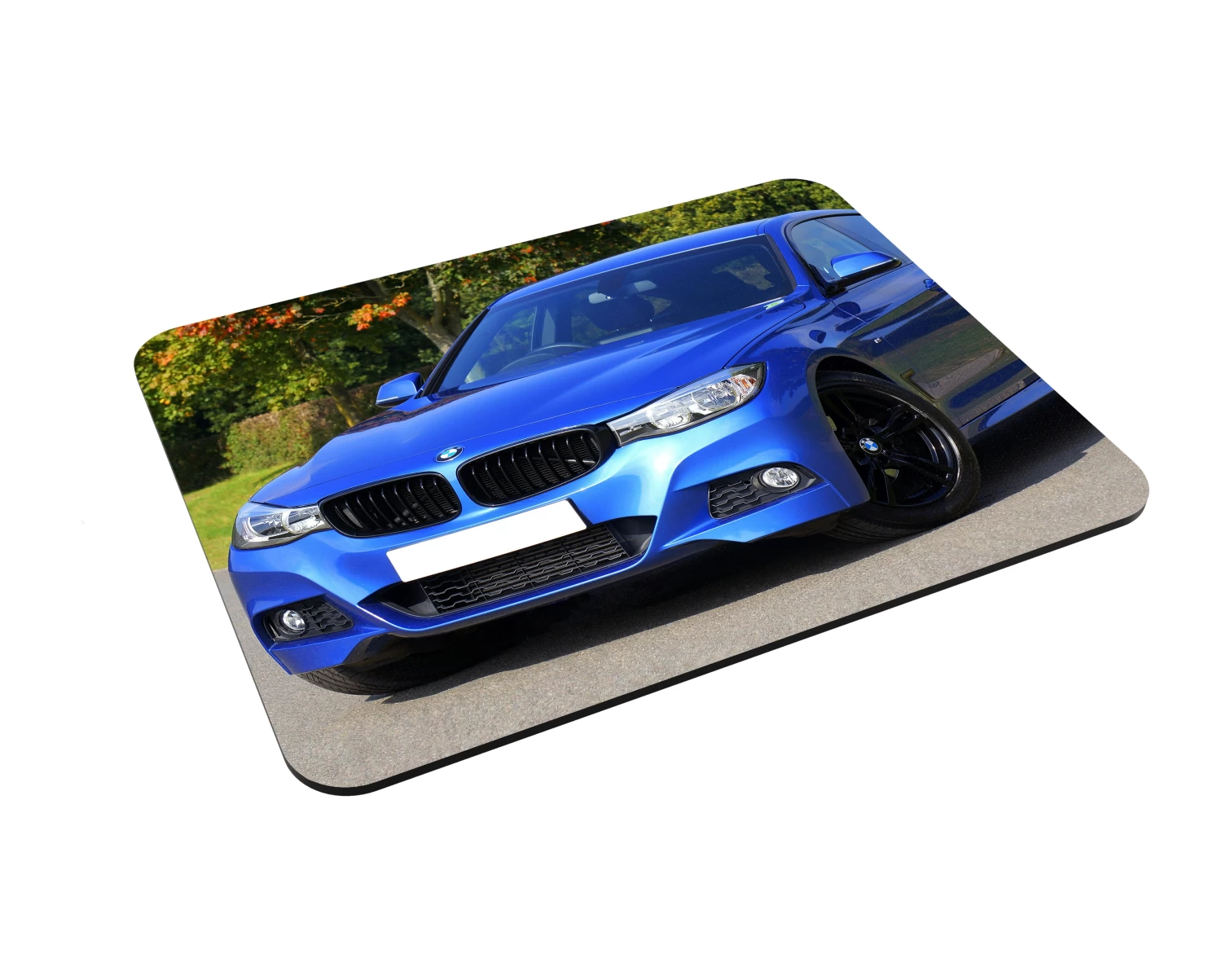 Car-Themed BMW Blue Car Mouse Pad – Premium Non-Slip Mouse Pad with Stunning Car Image Designs – Durable & Comfortable for Work, Gaming, and Home Office