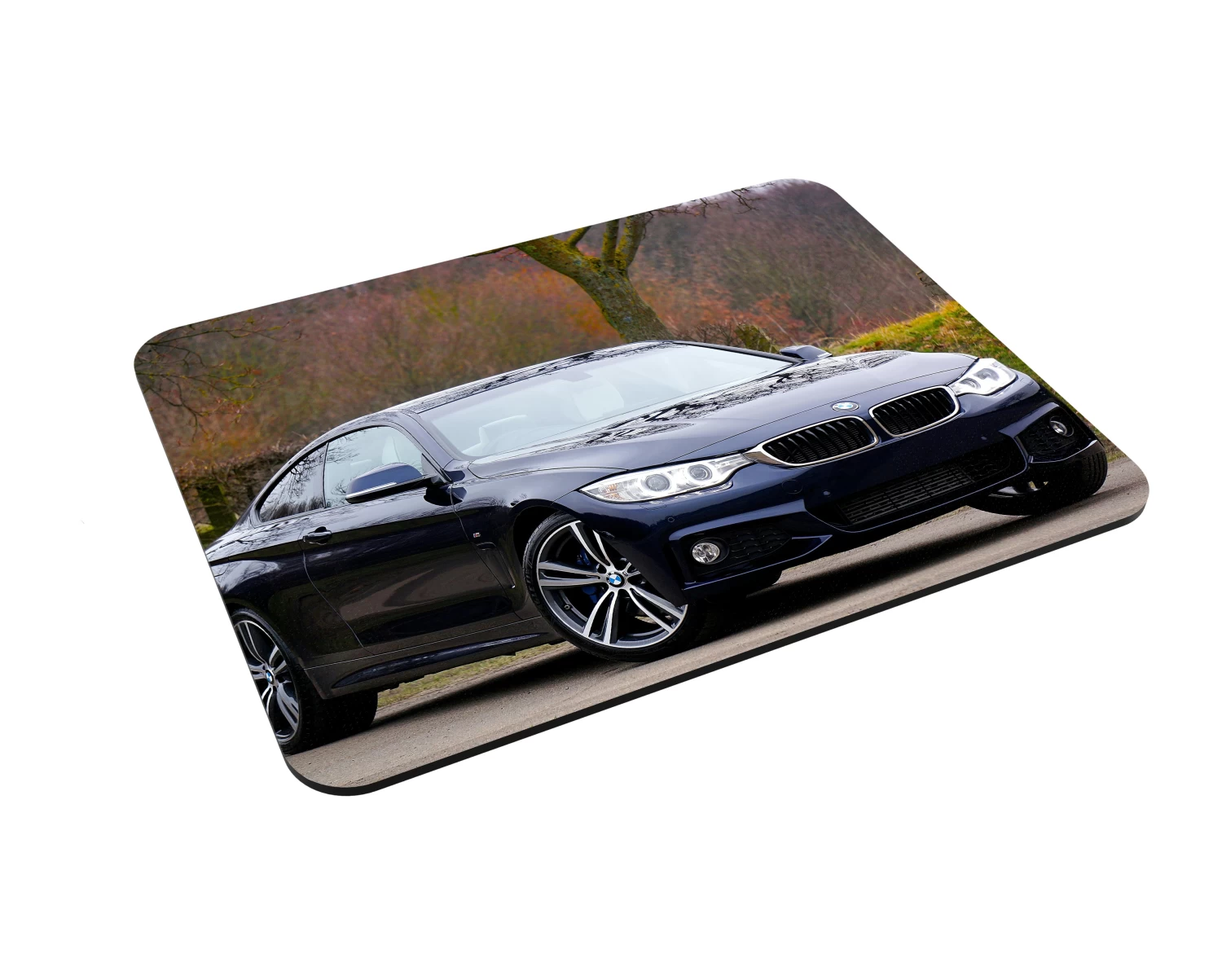 Car-Themed BMW Royal Blue Car Mouse Pad – Premium Non-Slip Mouse Pad with Stunning Car Image Designs – Durable & Comfortable for Work, Gaming, and Home Office