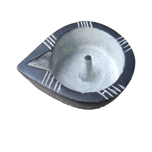 Highly Spiritual Standing Stone Diya | Handcrafted Stone Diya Sculpture for Pooja & Home Décor