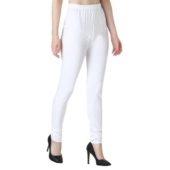 MM Style- Women's 4-Way Stretch Leggings for Every Occasion (White)