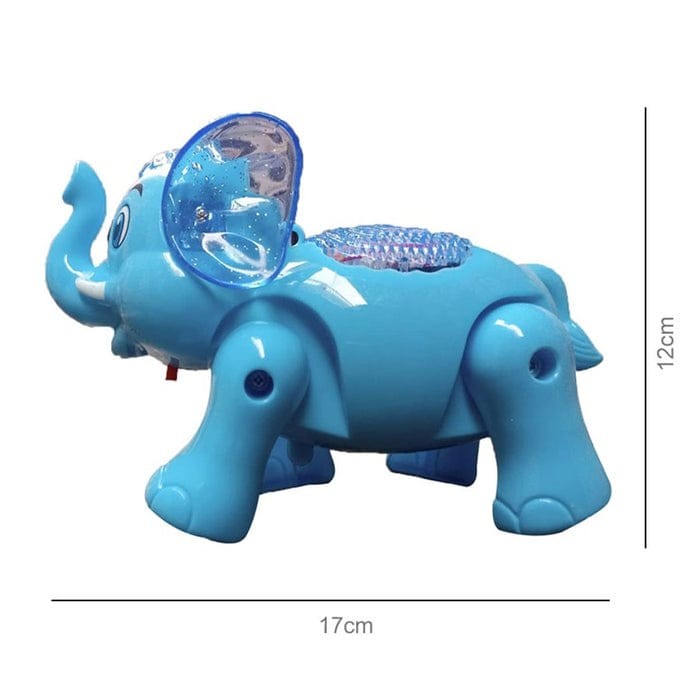 Musical Dancing Elephant Toy for Kids with Flashing Light, Moving Musical Toys ( Colour May Vary) Toys for Kids