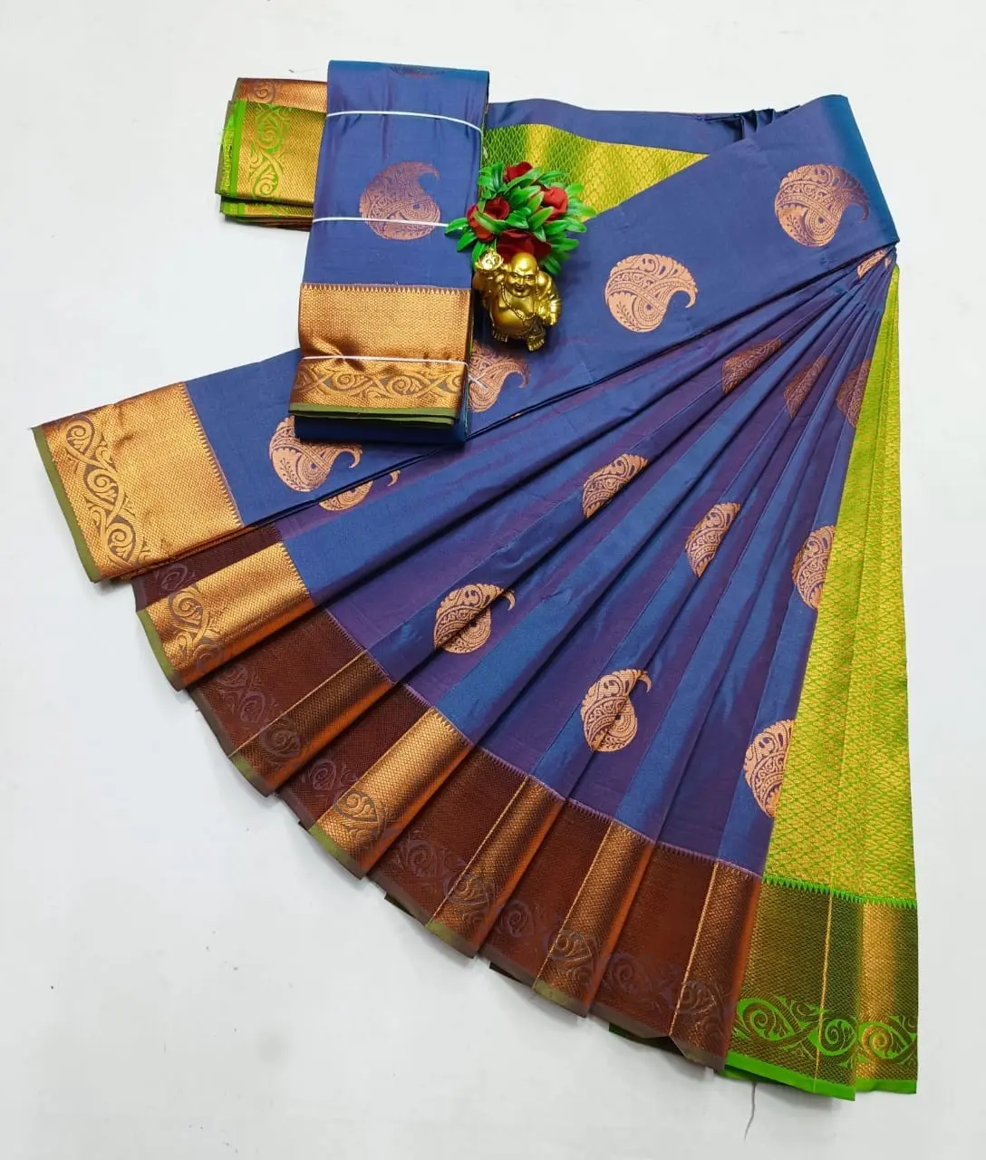 Kanchipuram semi Soft silk model sarees.