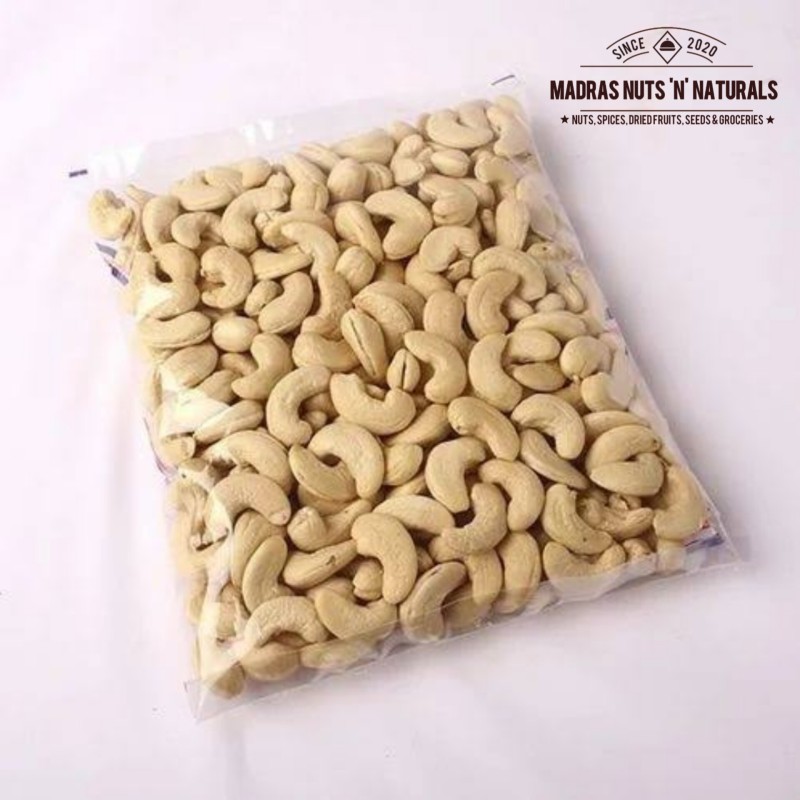 MNN 100% Natural Premium Whole Cashews 500 g Value Pack | W320 | Whole Crunchy Cashew | Premium Kaju nuts | Nutritious & Delicious | Gluten Free & Plant based Protein