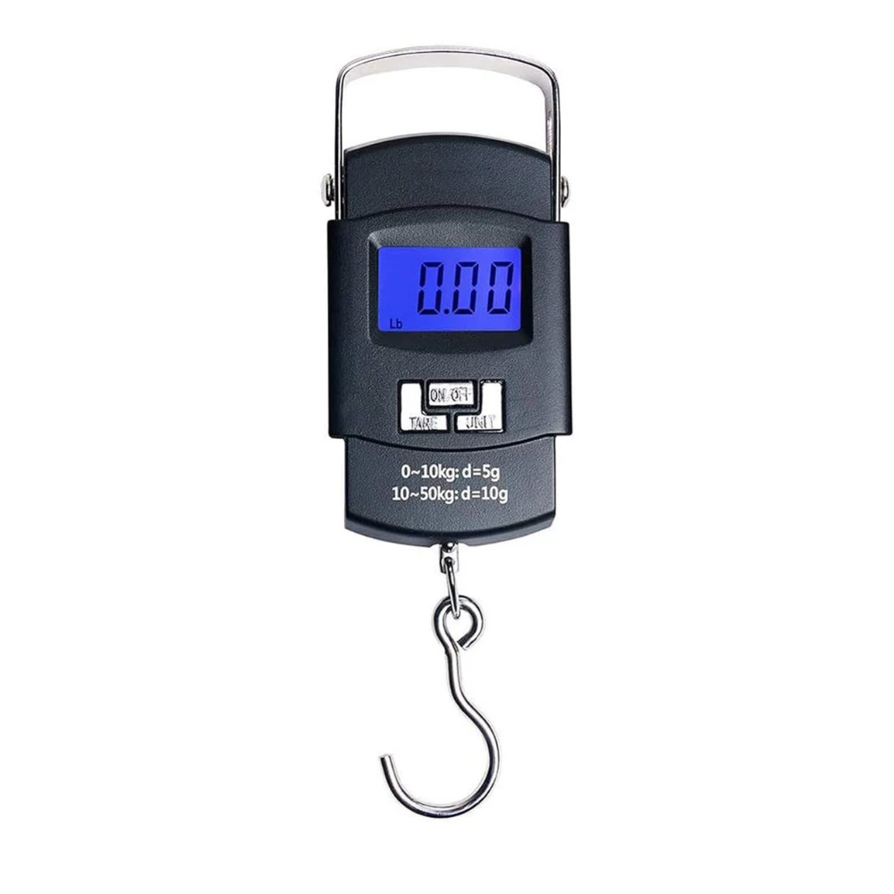 CUTDOT | Digital Portable Luggage Weight Machine | 50 kg Capacity, LED Display, Metal Hook Scale for Home, Kitchen, Traveling Battery Powered -  Included | Pack of 1.