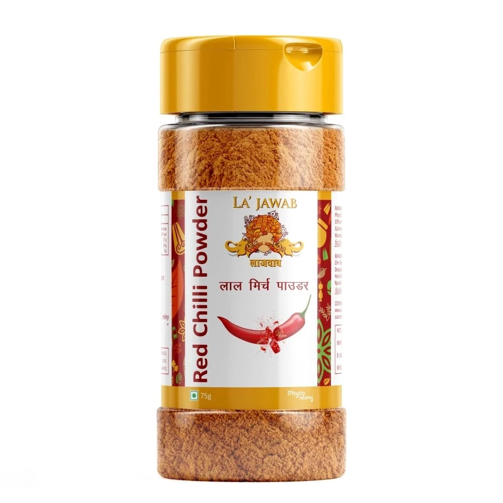 La ' Jawab organics Red chilli powder 75g