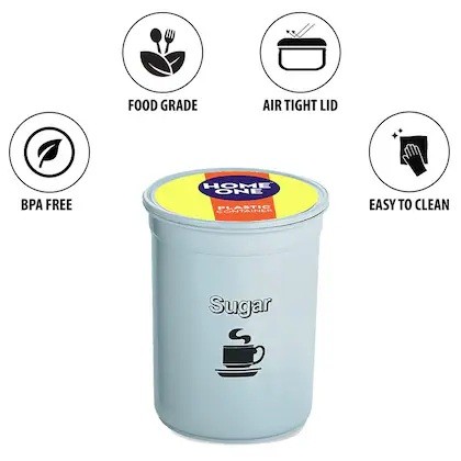 Hak Agencies Airseal Blue Tea, Coffee & Sugar Container 850 ml (Set of 3)