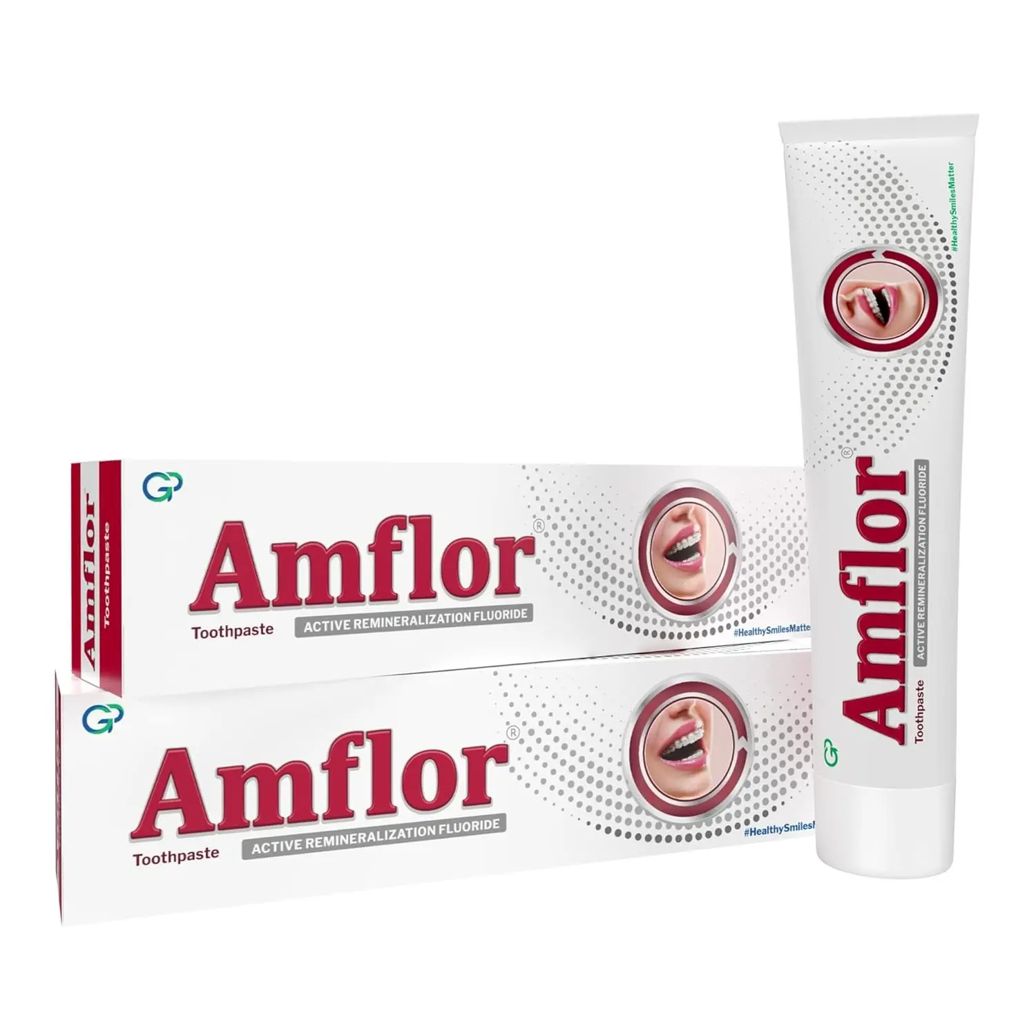 Amflor Toothpaste for Braces | Prevents Cavities & White Spot Lesions | Organic Amine Fluoride for Enamel Remineralization| Mint Flavour Orthodontic Toothpaste | Pack of 2 (70 g per pack)