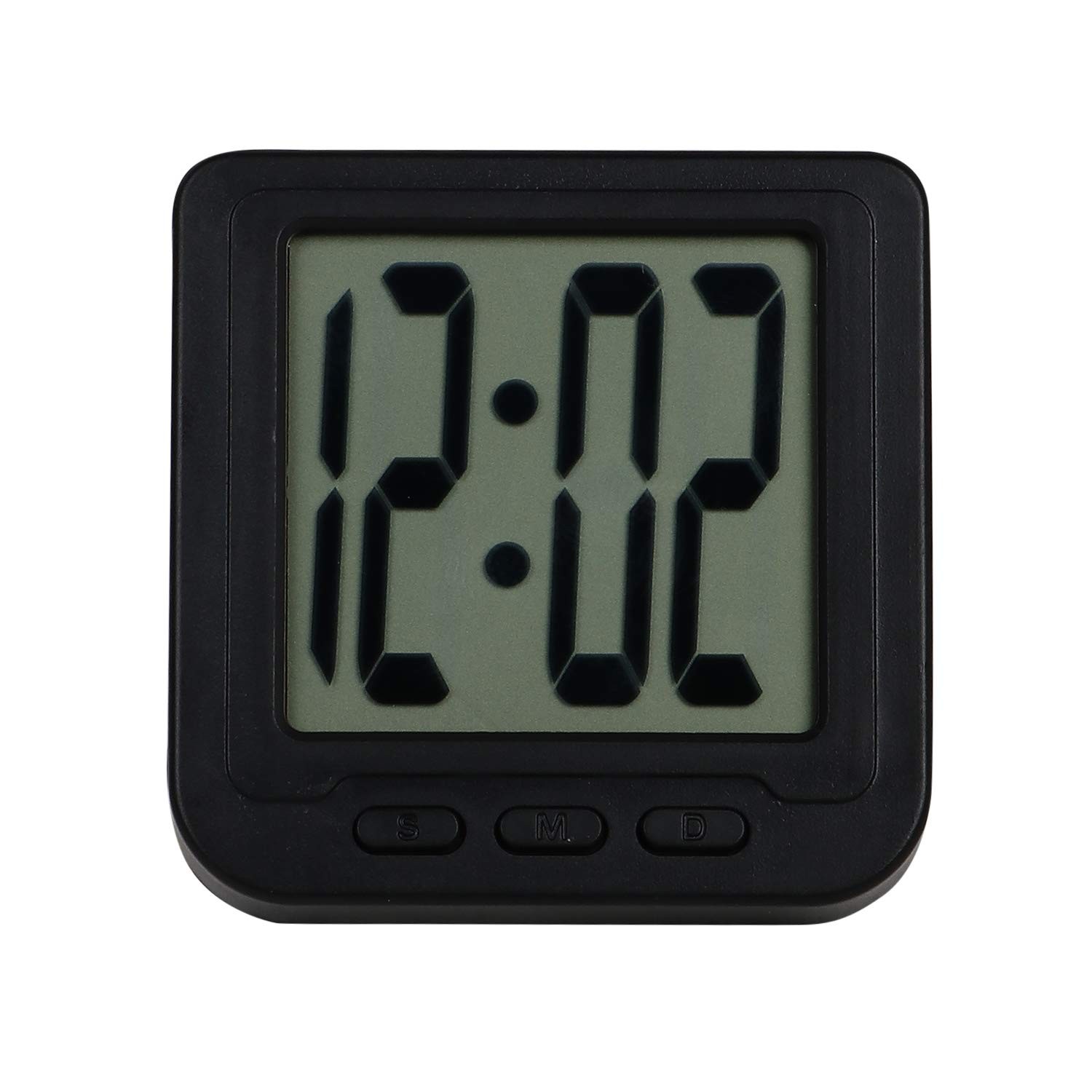Electronic Digital Timer Clock With Certification (Black)