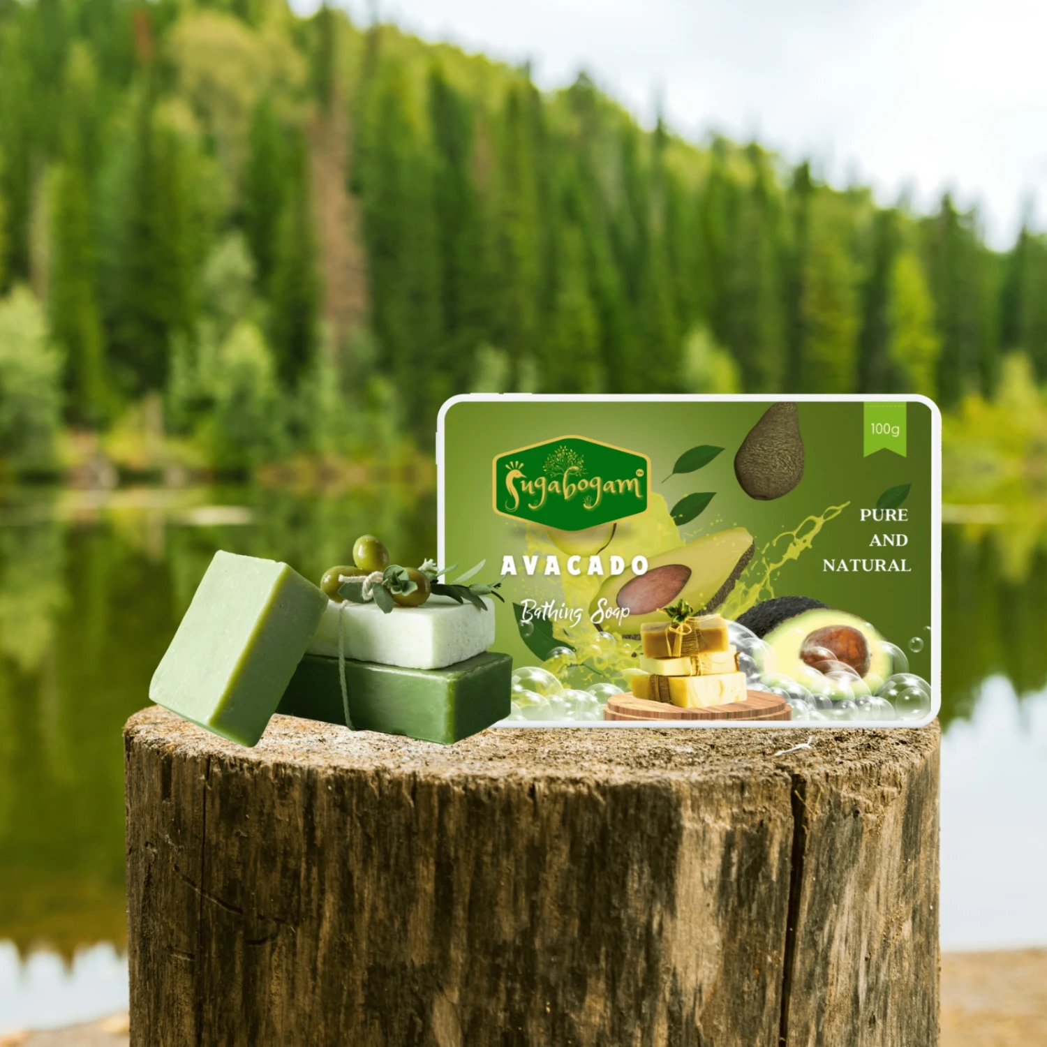 Avacado Soap - 100g - Pack of 4
