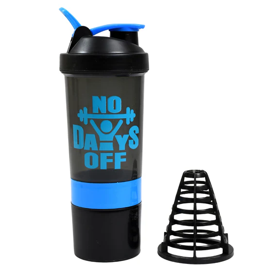 Mix & Go: Protein Shaker Bottle With 2 Compartments