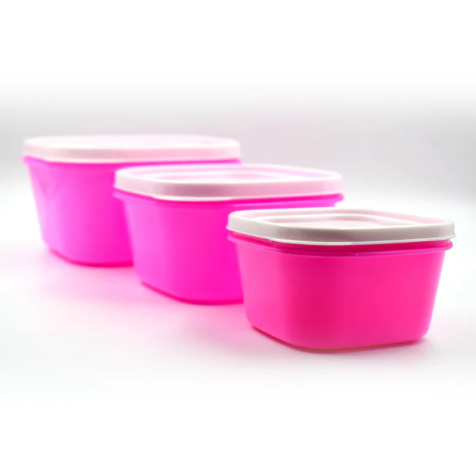 3 Pc Multi-purpose Container Set for Food, Storage & More