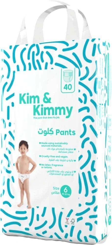 Kim & Kimmy Eco-friendly Baby Diaper Pants, Size -6, 15-20kg
