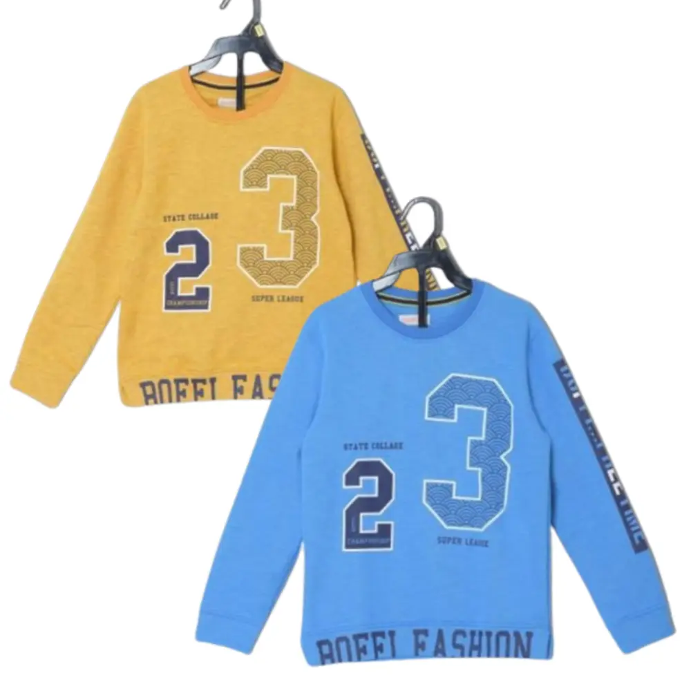 boffi ... Kids Sweatshirt 3D Printed Cotton Pack Of 2