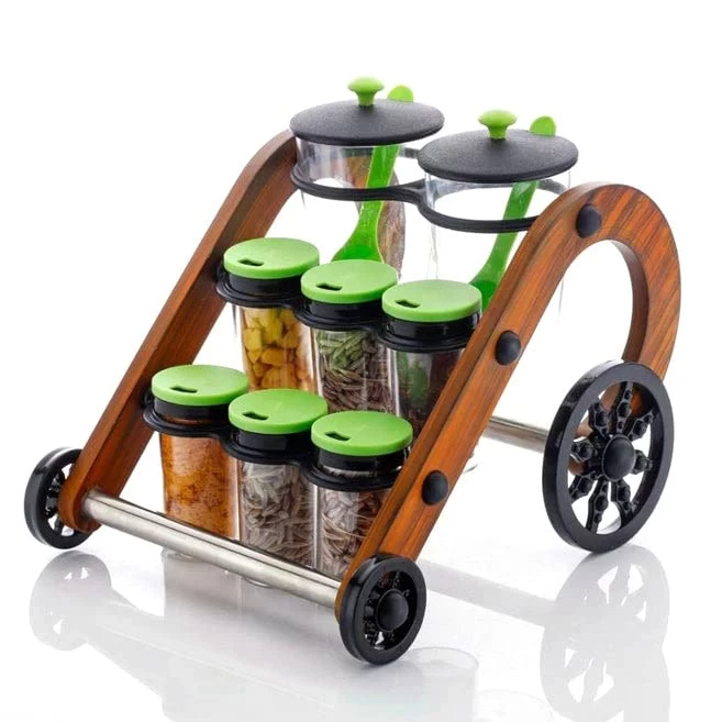 Rajwadi Spice Jar Stand: Organize Your Spices With Elegance