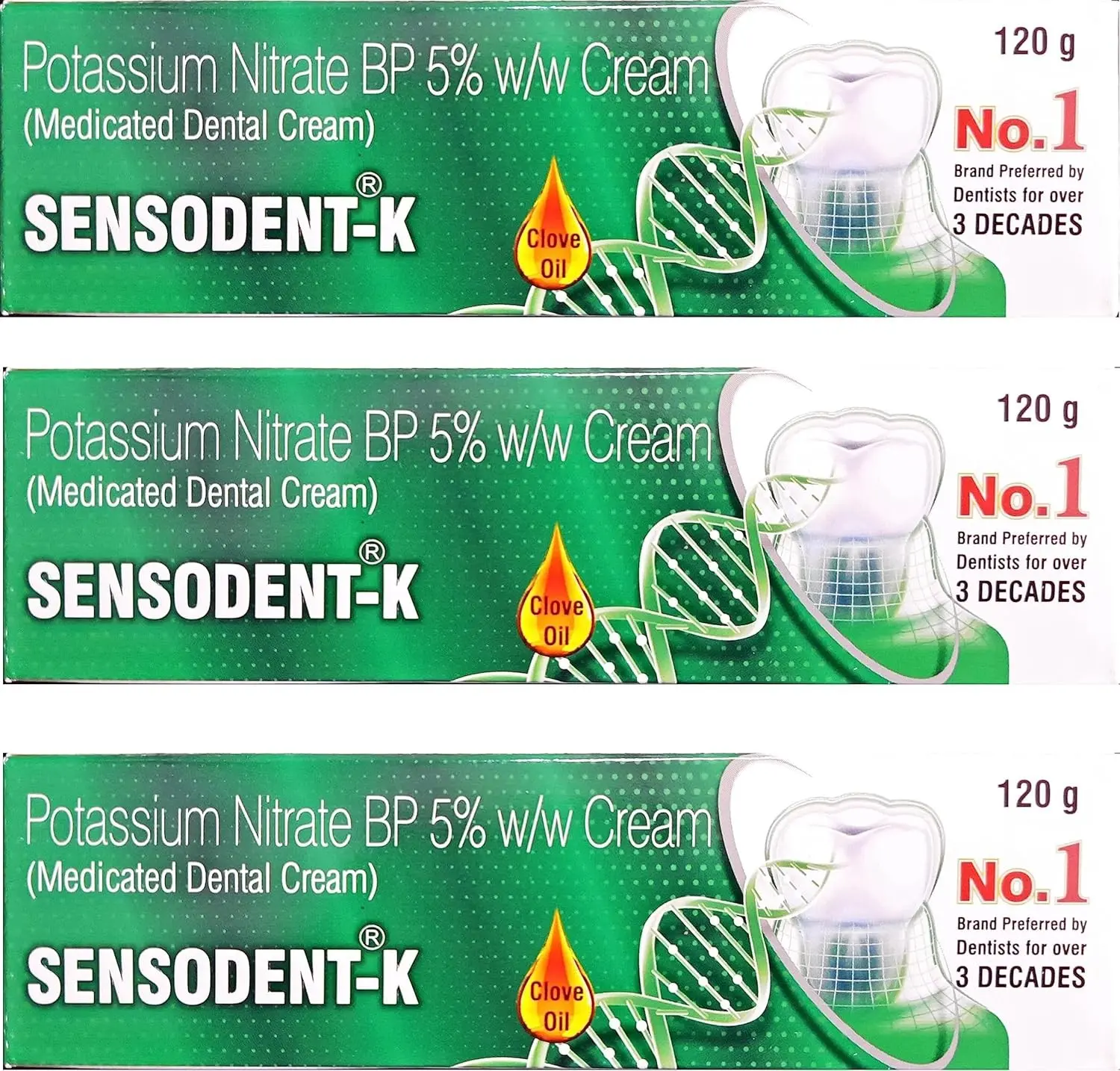 Sensodent K Dental Toothpaste -100 Gms ( Set Of 3)