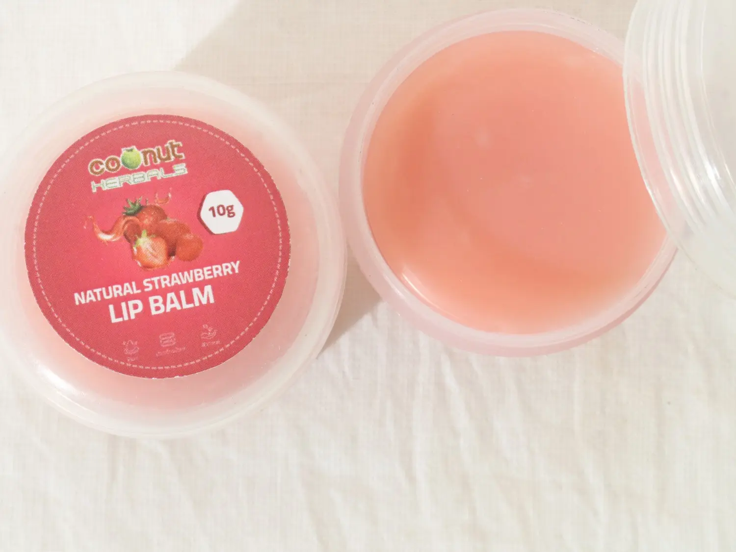 Conut Herbals Strawberry Lip Balm