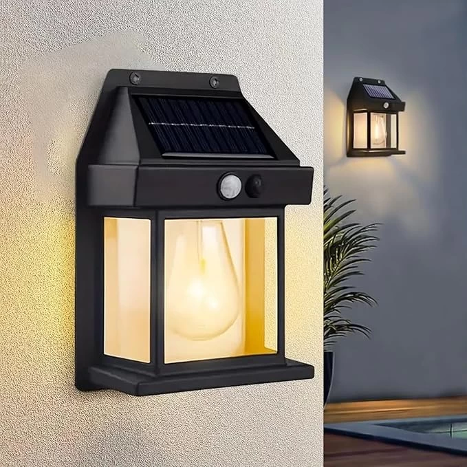 Solar Wall Light: 3 Modes, Motion Sensor, Waterproof, Dusk to Dawn