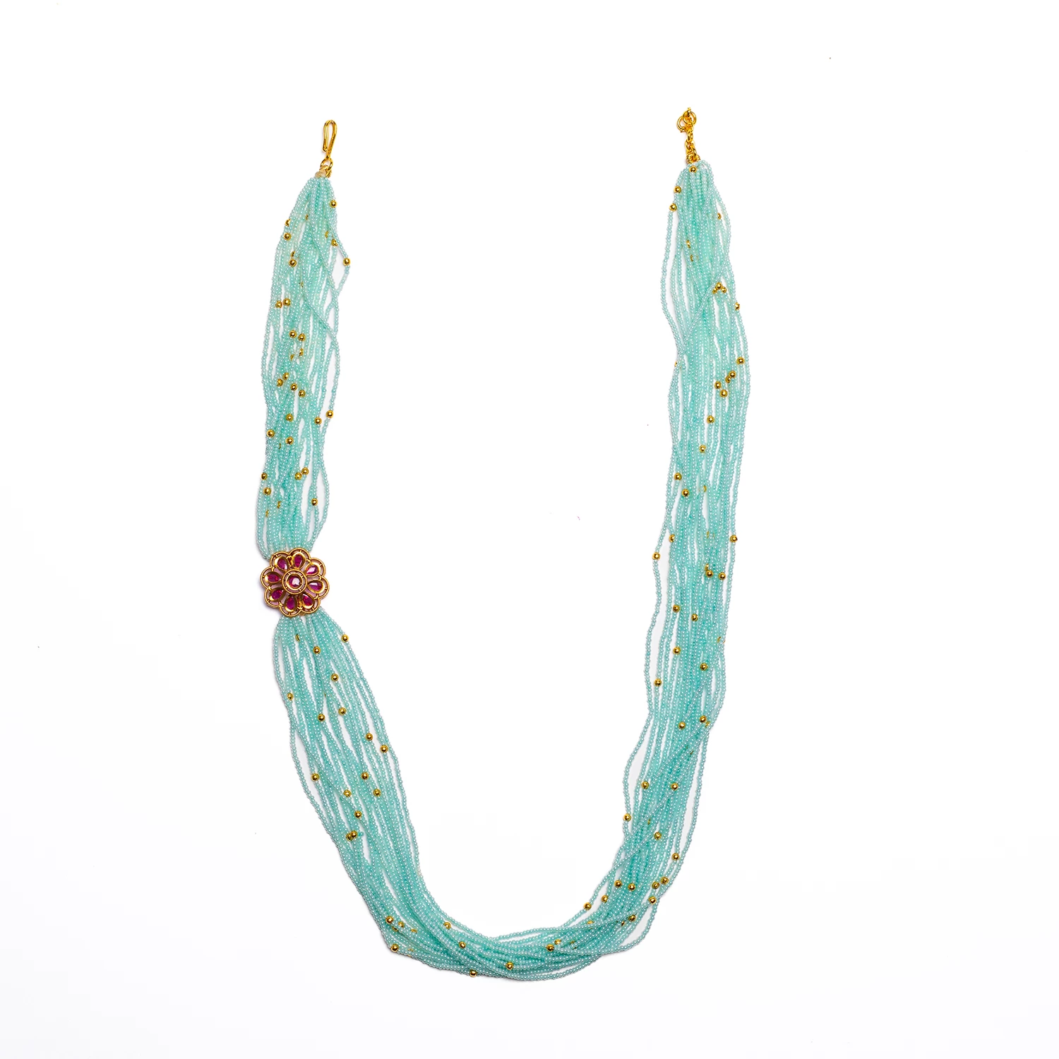 Multi-Layered Necklace-blue