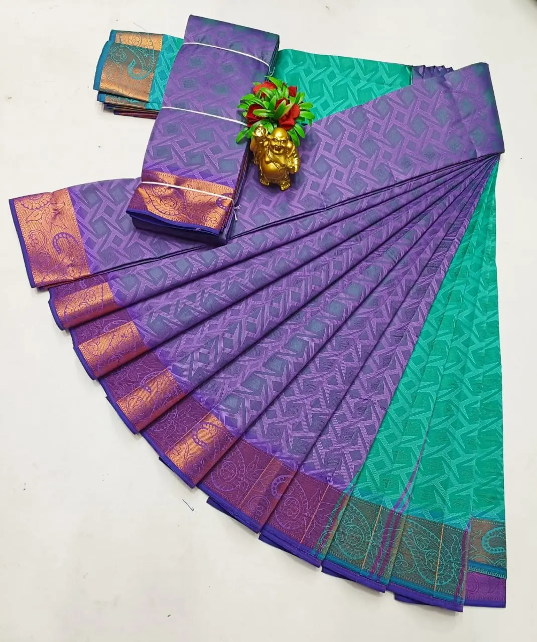 3D Embossed Saree