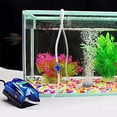 Shop Jenixa Stone Aquarium Accessories Combo Pack Aquarium Air Pump Moving Toy Scuba Man Basket Man Combo Aquarium Decor Items Fish Tank Accessories Combo Firsthub