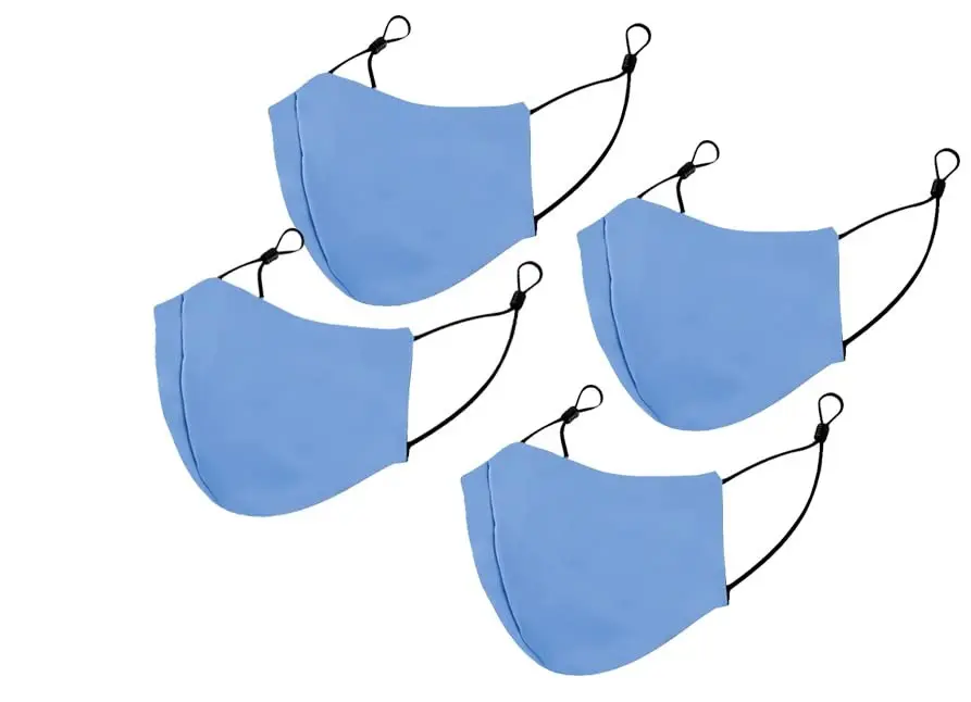 Asha Groups Reusable Face Mask Adjustable Ear Loop Pack Of 4