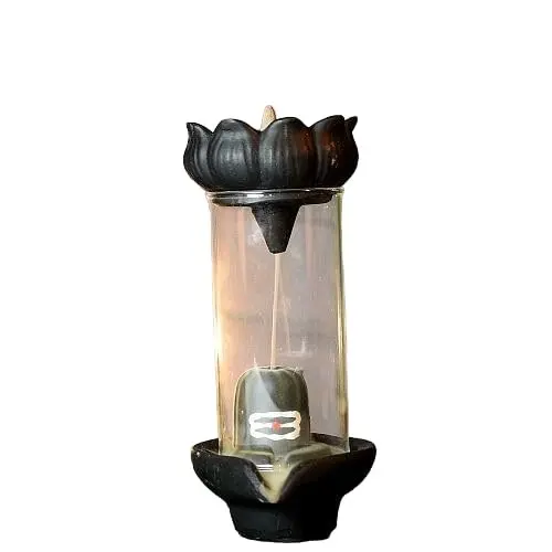 Shivling Smoke Fountain Home Decor Incense Holder