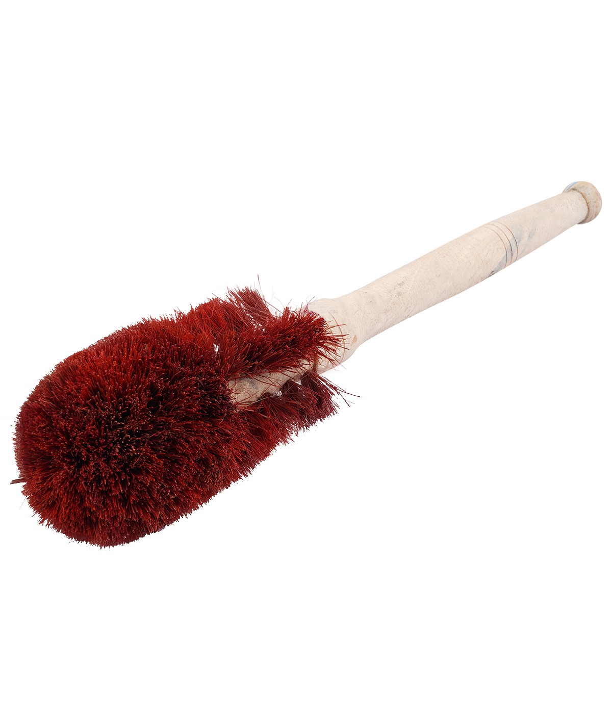 Natural Coir Bristle Toilet Brush - Eco-Friendly Cleaning for a Sparkling Bathroom – 18 inches Red (pack of 1)