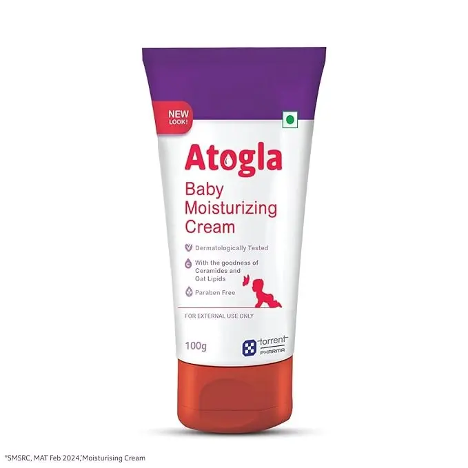 Atogla Cream Baby Cream 100G From Tedibar Family | Advanced Gentle Moisturising Cream | Pediatrician Recommended- By Torrent Pharma, Pack Of 1