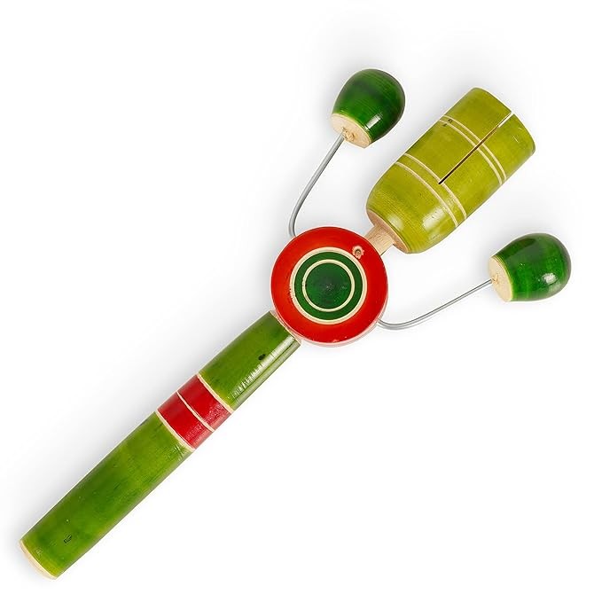 RenzMart |  TIK-TIK Wooden Rattle Toy for Baby