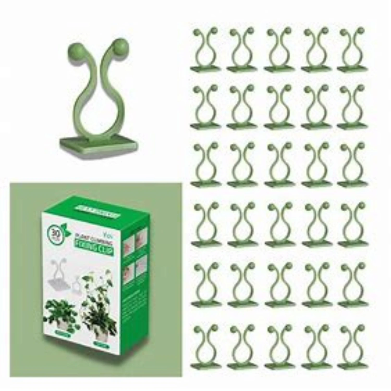 Plant Clips for Climbing Plants – Self-Adhesive Vine Hooks for Strong Wall Support