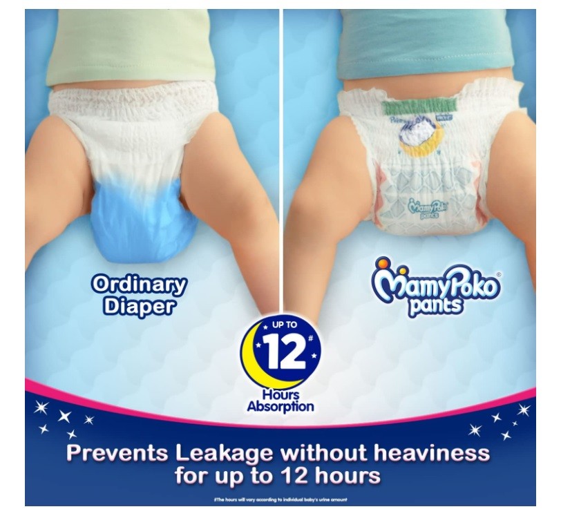 Cotton XXXL Mamy Poko Pants Extra Absorb Diapers, Age Group: 2-4 Years at  Rs 240/packet in Secunderabad