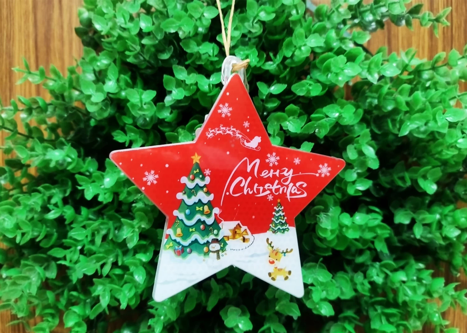 Christmas Tree Hangings Ornaments Battery Power Stars