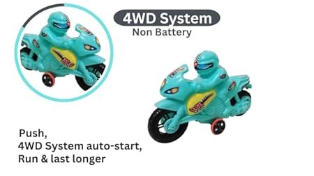 Plastic best sale motorbike toy