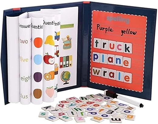 Magnetic Spelling Game - Matching Letter Spelling Letter Words Gift for Kids and Toddlers