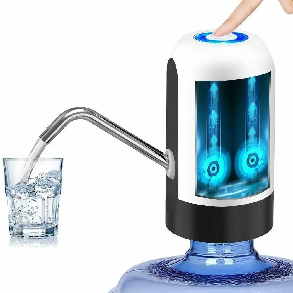 EcShopZ Portable Automatic Water Dispenser Pump for 20 litres Bottle Rechargeable with USB