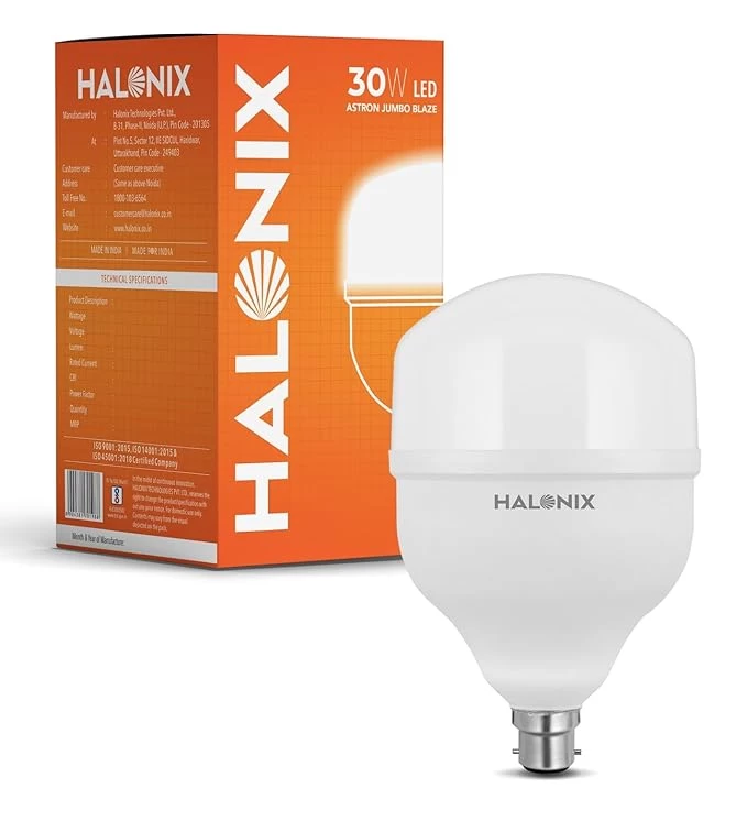 Halonix Astron Jumbo 30 Watt LED Bulb (Cool White) (B22d)