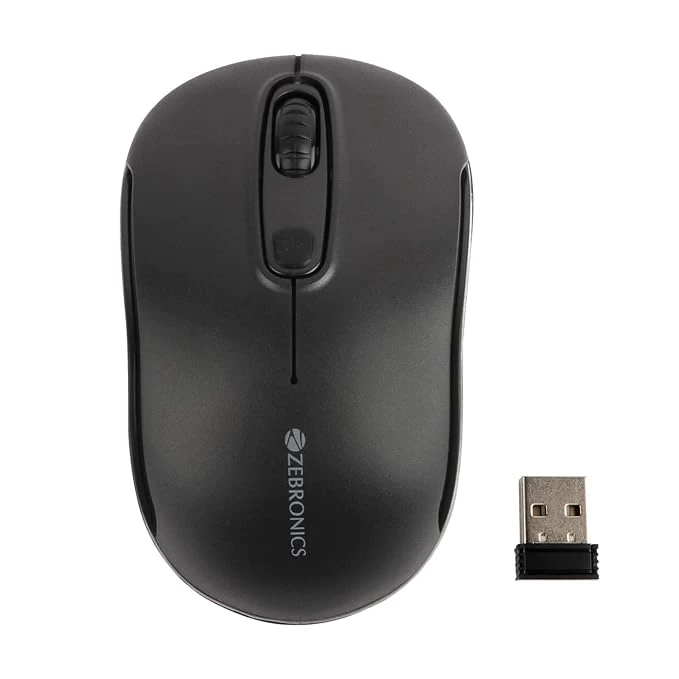 Zebronics Zeb Dash Plus Wireless Optical Mouse (2.4Ghz Wireless)