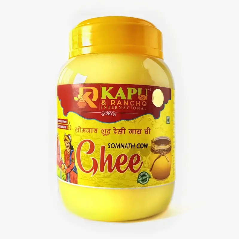 KAPU & RANCHO INTERNACIONAL Somnath Cow Ghee – Digestion and Immunity booster – 1000ml (1KG)