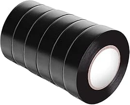 Self Adhesive PVC Electrical Insulation Tape BLACK 5 NOS (16mmx7mx0.125mm) - BLACK TAPE 5 NOS