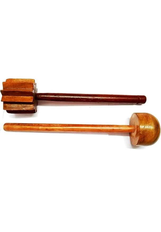 Wooden Smasher & Wooden Churner Combo Pack of 2