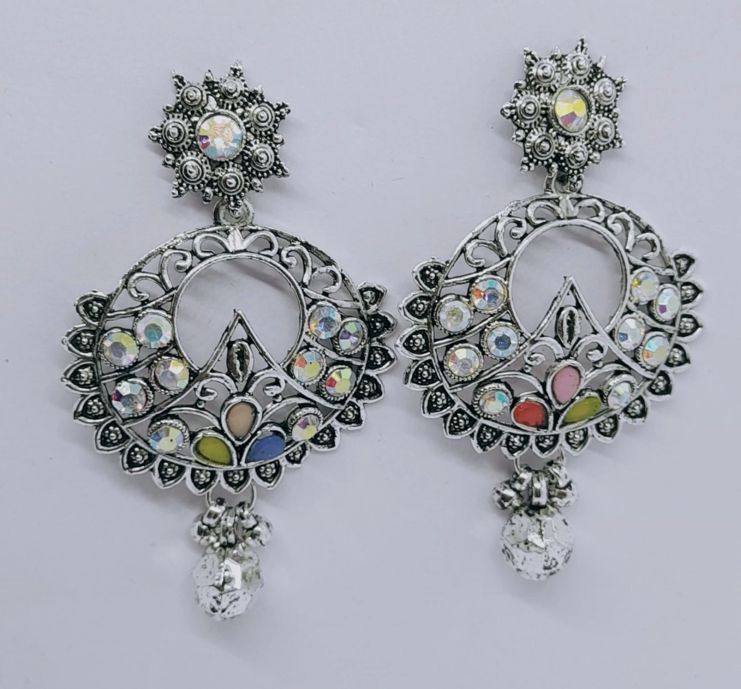 Oxidised earring for women