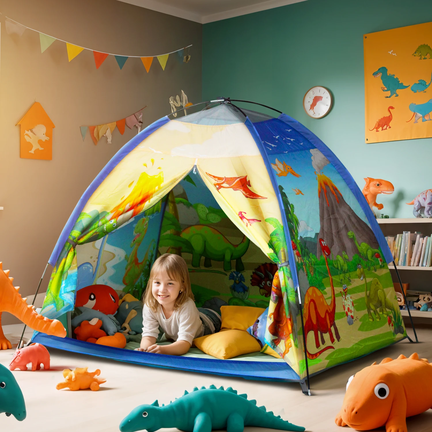 Kids Tent House | Happy Bear Play Tent for Indoor & Outdoor Fun