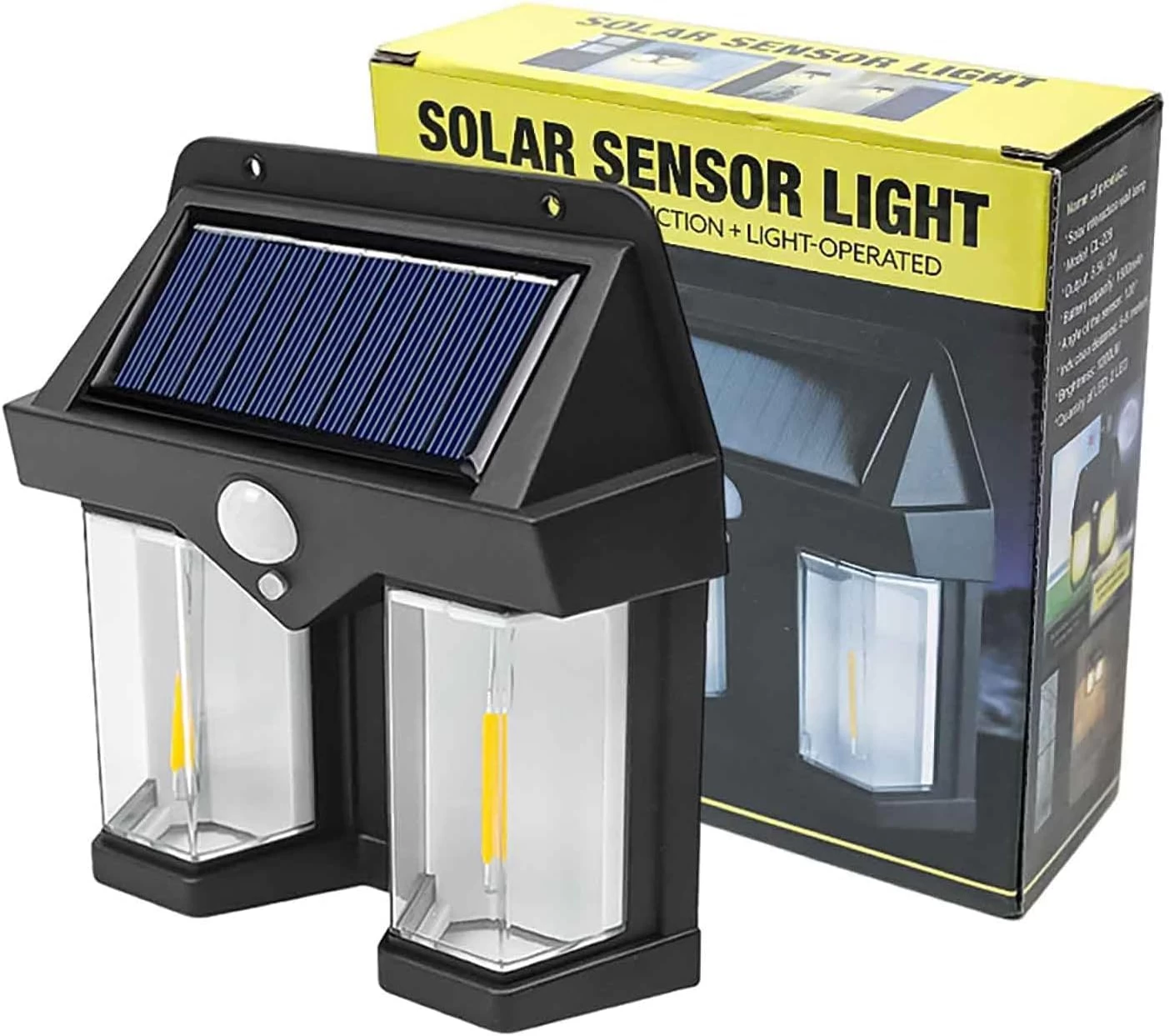 Waterproof Solar Wall Lamp: 2-in-1 Design for Enhanced Outdoor Lighting