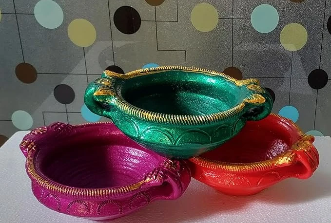 Clay urulli for floding Flowers in Home-Decorative Craft Bowel