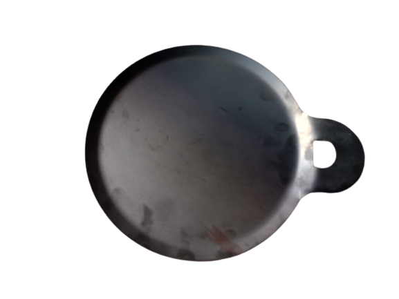 Simsnura Cookware Iron Tawa for with Flat Induction and Gas Induction Based for Best Dosa/Roti/Chappathi Dosa/Edge Dosha Kallu | Dosai kal | Roti tawa (Black, 1 kg 10 Inch Medium Size)