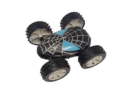 Sunlaxi Spider-Man Car 6-Inch-Scale Vehicle With Stunt Action Figure,Toys For Kids Ages 2&Up,Multicolor