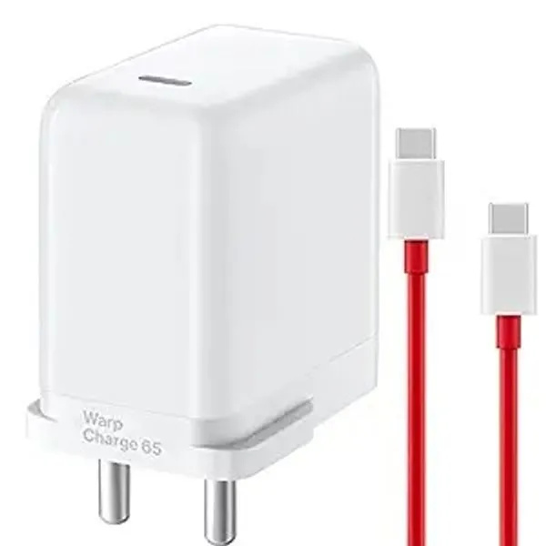 OnePlus C to C 65W Original Power Adapter with Cable | Warp Charge & Fast Charging