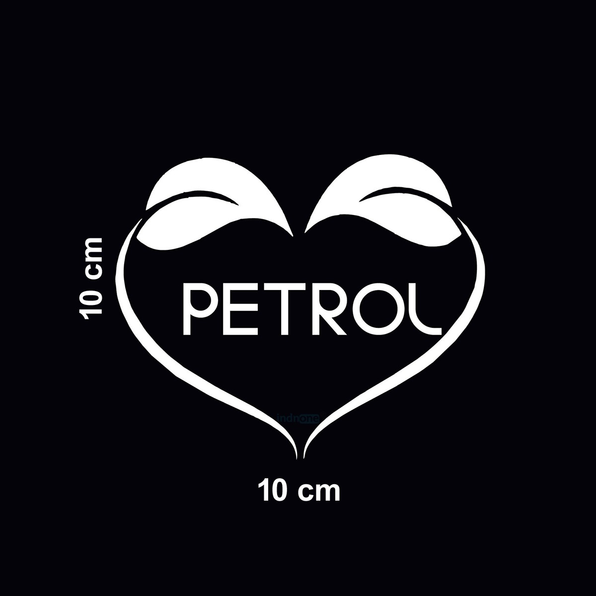 Petrol Sticker for Car fuel Lid 3D Light Circle
